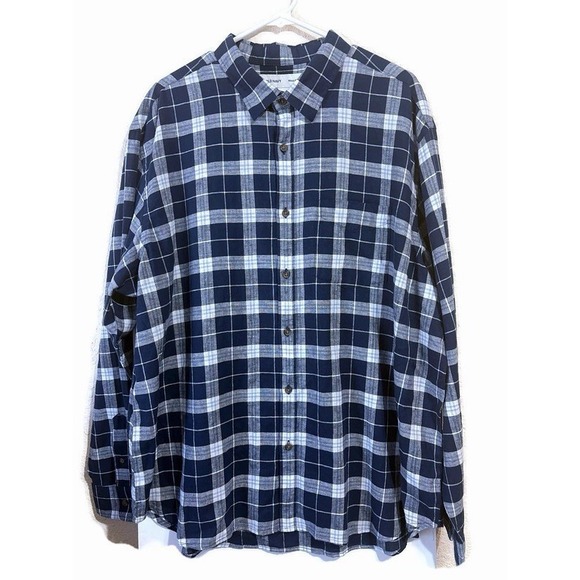 Old Navy Other - Old Navy Regular-Fit Plaid Linen-Blend Shirt XXL Buisness Casual